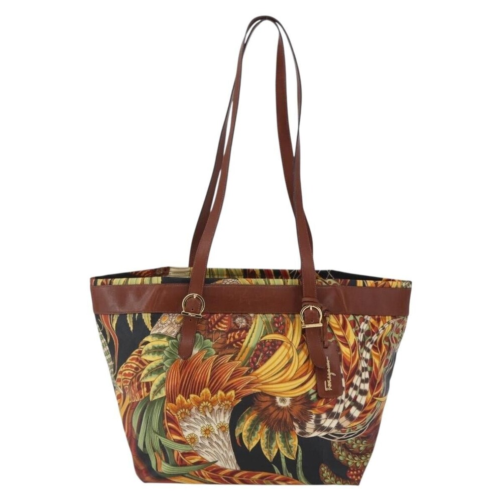 Salvatore Ferragamo Flower tote Canvas
